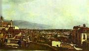 Bernardo Bellotto Kaunitz Palace and Park in Vienne oil on canvas
